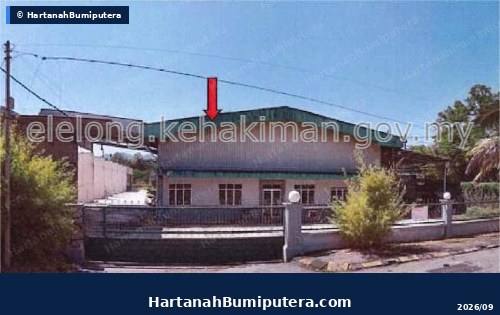 Hartanah Lelong — PT XX(4A) – Pejabat & Kilang, dan PT XX(4B) – Bilik Awet, Estet Perindustrian Gerik, 33300, Gerik, Perak