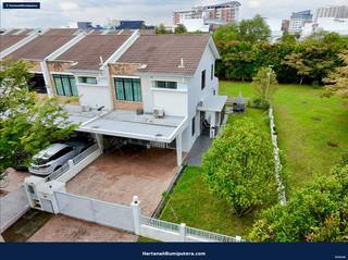 Corner with huge land : 2 storey terrace Ceria Residence Cyberjaya — gambar 3