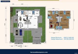 Semi D Brand New : 2 storey Semi Detached Taman Salak Mulia Salak Tinggi Sepang — gambar 2