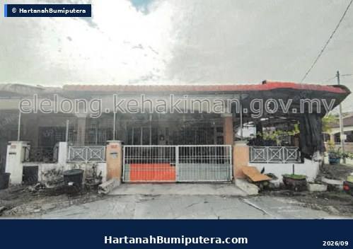 Hartanah Lelong — No. XX, Lorong 16, Taman Banjar Jaya, 36000, Teluk Intan, Perak