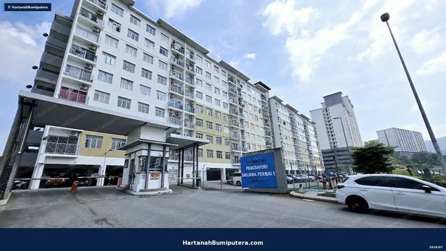Partial Furnished apartment in matured area : Pangsapuri Saujana Permai Kajang