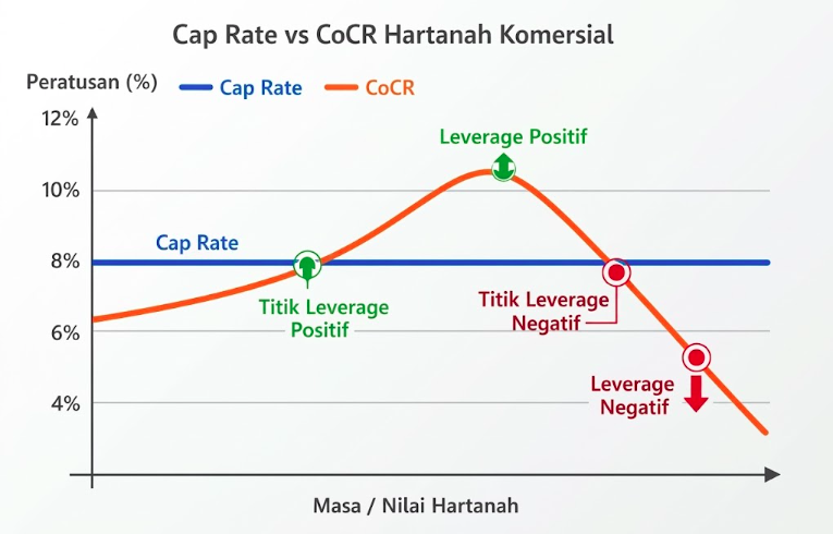 NOI dan Kadar Permodalan (Cap Rate): Menilai Kuasa Pendapatan Hartanah Komersial