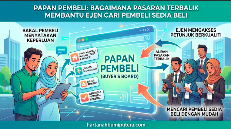 Papan Pembeli: Bagaimana Pasaran Terbalik Membantu Ejen Cari Pembeli Sedia Beli