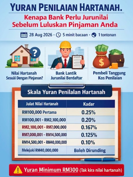 Yuran Penilaian Hartanah: Kenapa Bank Perlu Jurunilai Sebelum Luluskan Pinjaman Anda