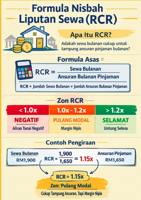 Nisbah Liputan Sewa (RCR): Semakan Pantas Sebelum Anda Buat Pengiraan Penuh