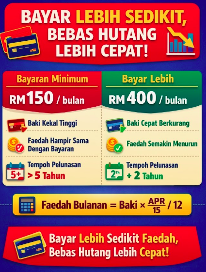 Kad Kredit Tak Berkurang? Ini Sebab dan Cara Keluar Darinya