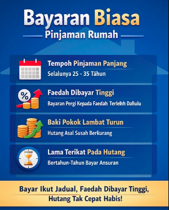Bayar Sedikit Lebih Setiap Bulan, Jimat Banyak Faedah Pinjaman Rumah