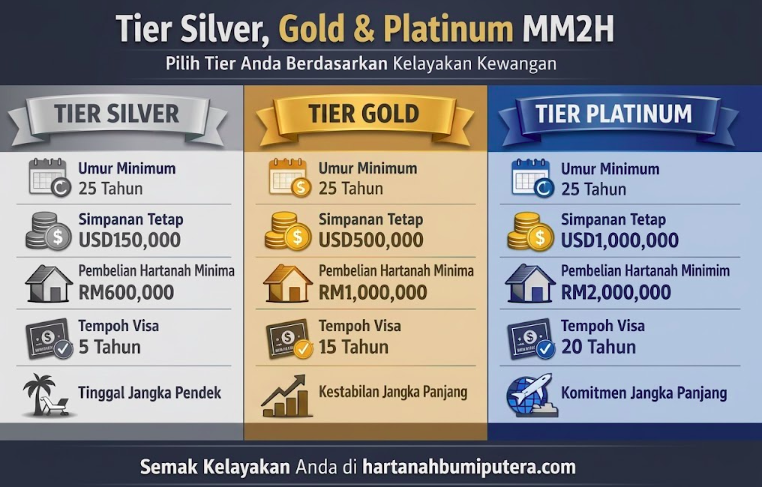 Layak MM2H Tier Mana? Semak Simpanan dan Belanjawan Hartanah Anda