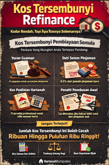 Kadar Faedah Baru Lebih Rendah? Jangan Refinance Sebelum Kira Ini Dulu