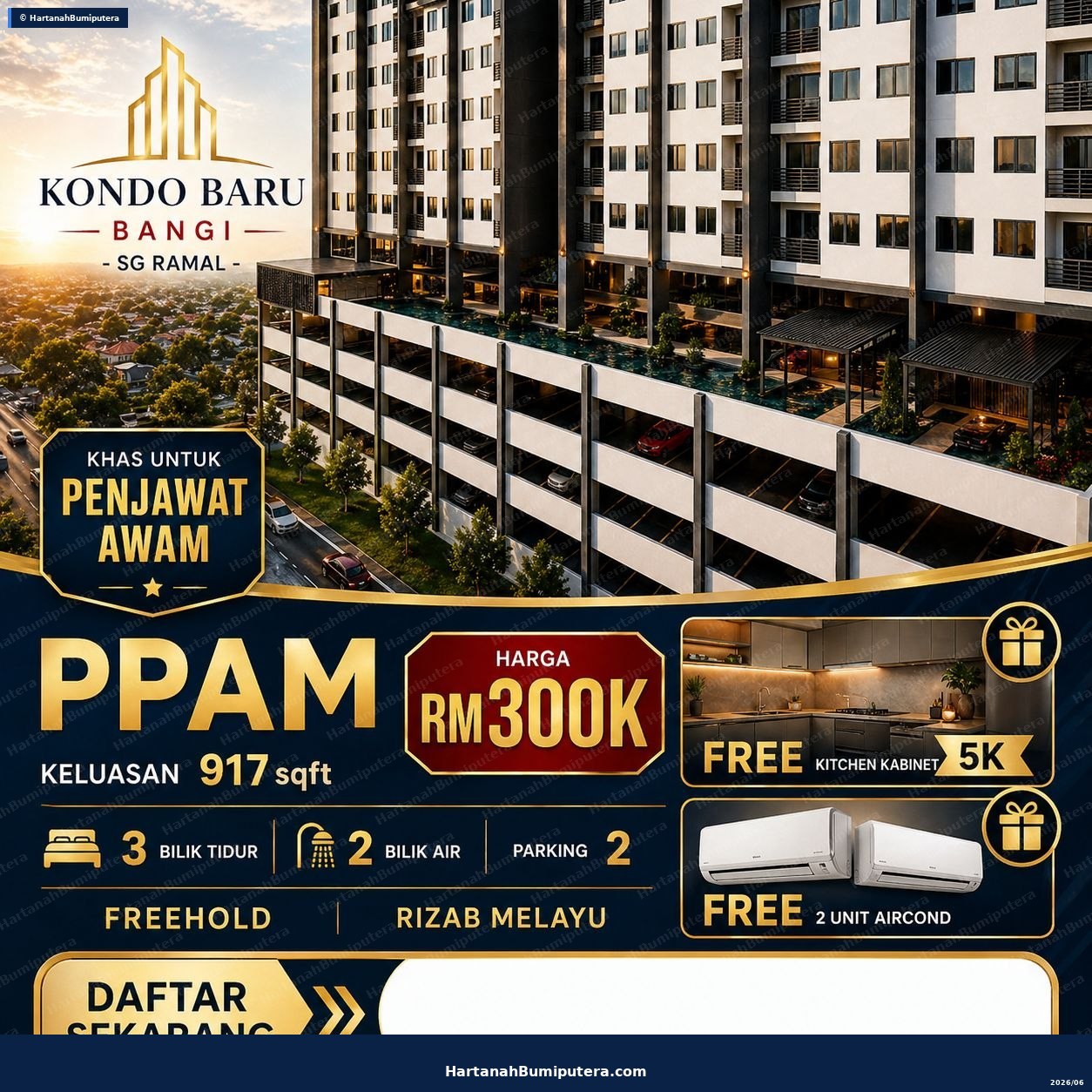Brand New : Pangsapuri Vista Bayu PPAM  Sg Ramal Kajang