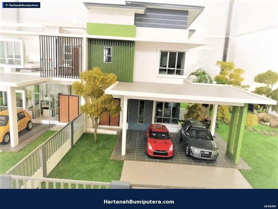 Semi D Brand New : 2 storey Semi Detached Taman Salak Mulia Salak Tinggi Sepang — gambar 3