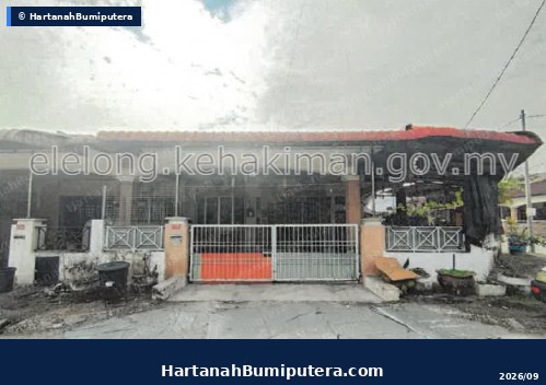 Hartanah Lelong — No. XX, Lorong 16, Taman Banjar Jaya, 36000, Teluk Intan, Perak